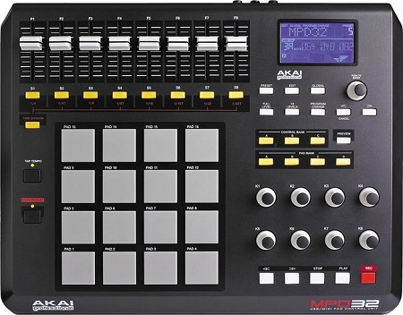 Akai MPD32 USB/MIDI Pad Controller I Gearclubdirect